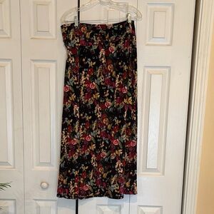 Floral Maxi Skirt Size L